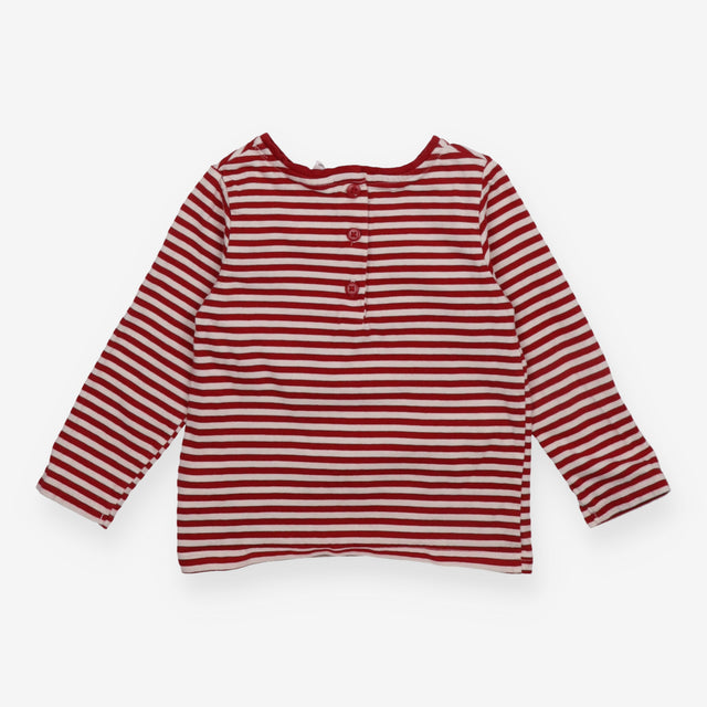 T-shirt Red Stripe Christmas Puddings