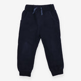 Navy Joggers with Blue Drawstring 
