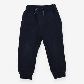 Navy Joggers with Blue Drawstring 