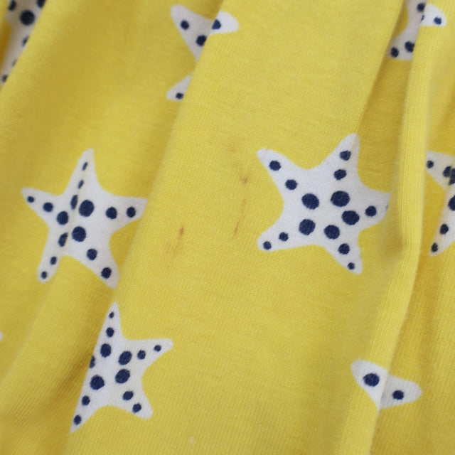 Yellow Starfish Dress with Built In Bodysuit