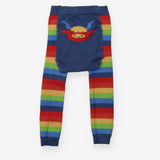 Leggings knit rainbow cow