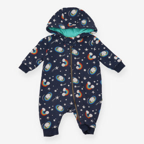Onesie Navy Space Theme