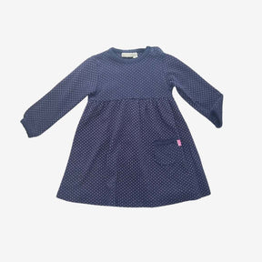 Blue and pink Long sleeve Jersey Dress