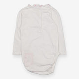White Bodysuit Pink Hearts Collar