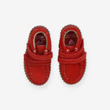 Torhill Toddler Red Ankle Boots,Riptape,Torhill