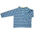 Fleece-lined top velvet blue/turquoise