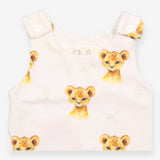 Romper White Cub Appliques