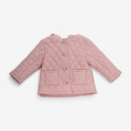 Coat Pink Quilted with Buttons