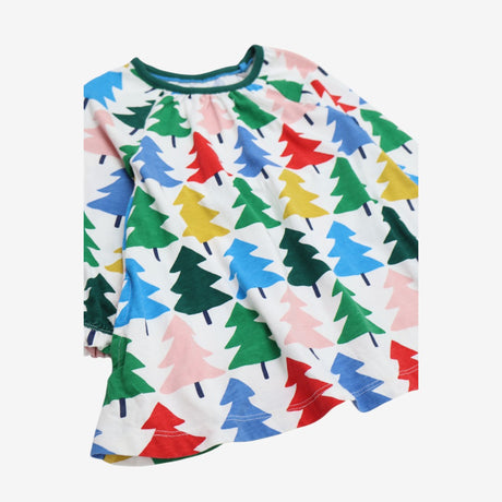 Dress Jersey Long Sleeve Christmas Trees