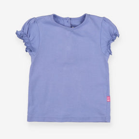 Light blue t-shirt frill sleeves