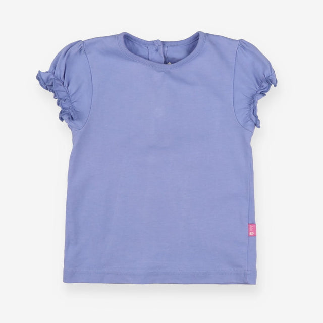 Light blue t-shirt frill sleeves