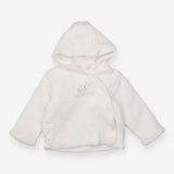 White "I'm New Here" Coat
