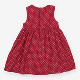 Pinafore pink cord spot hedgehogs