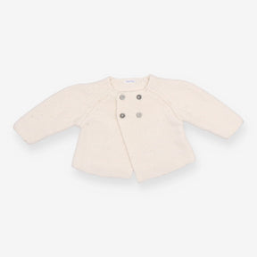 Cream Knit Cardigan Bout'chou