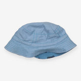 Bucket hat reversible blue mopeds