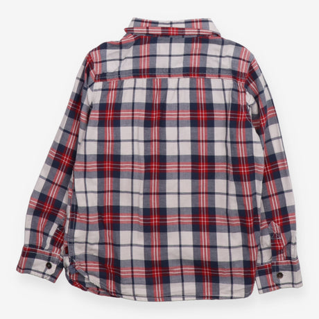Shirt Long Sleeve Red and Blue Check