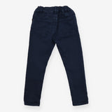 Pull on trousers navy denim
