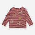 T-shirt Red Stripe Christmas Puddings