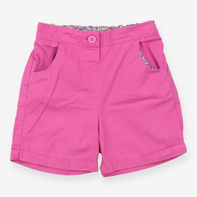 Pink shorts floral lined pockets