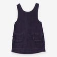 Dress Sleeveless Cord Purple with Pockets