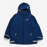 Blue rain coat