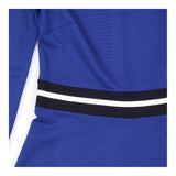 Fit Flare Dress Cobalt Blue Striped Waist