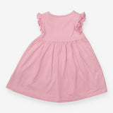 Dress Frill Sleeve pink - Happy