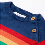 Rainbow stripe jumper