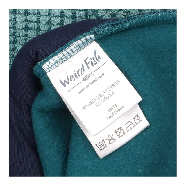 Ariana Full Zip Grid Fleece Leaf Green