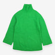 Jumper Bright Green Mohair Wool Oversized Roll Nec
