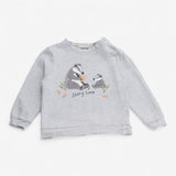 Jersey grey sweater story time badgers