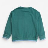 Sweater green snowboarding yeti