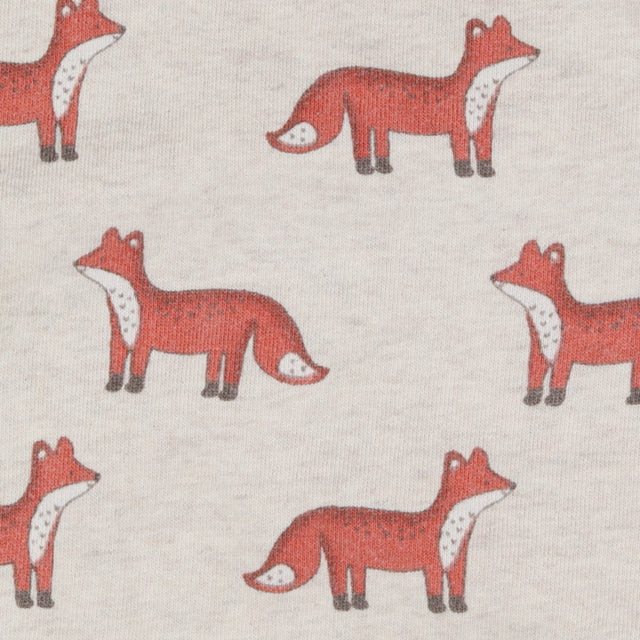 Sweatshirt Cream Fox Print