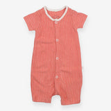 Pink Striped Shortie Romper