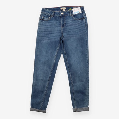 Simone Girlfriend Jeans Stretch Denim Blue