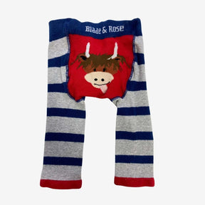 Highland Cow Knitted Leggings