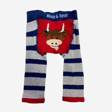 Highland Cow Knitted Leggings