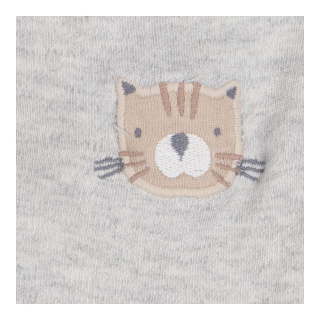 Sleepsuit grey cat knees