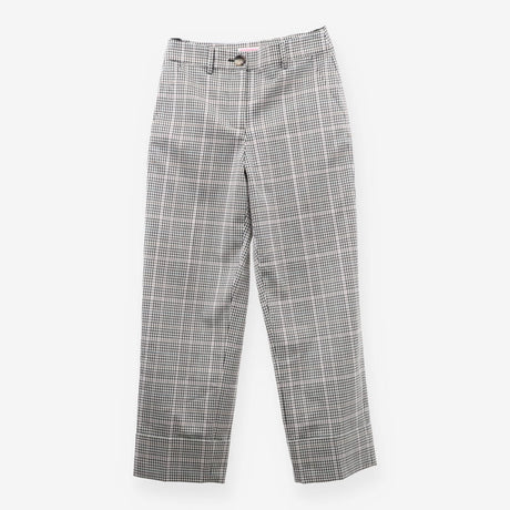 Kate Spade Houndstooth Tailored Trousers – Black &