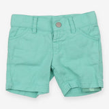 Shorts jean style green