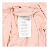 Top Light Pink Sleeveless Draped Twist Back