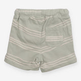 Green Striped Shorts