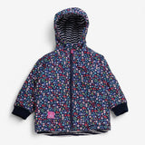 Blue Striped Navy with Mice and Hedgehogs Coat