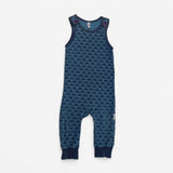 Jersey Dungaree blue clouds 