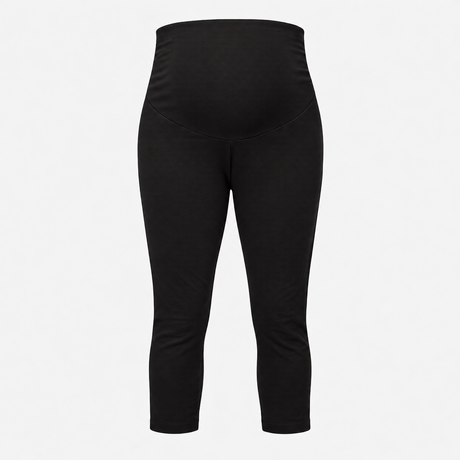 Black Over Bump Stretch Maternity Leggings