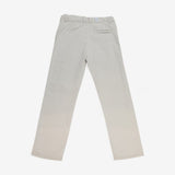 Trouser Cream Flat Front Chino