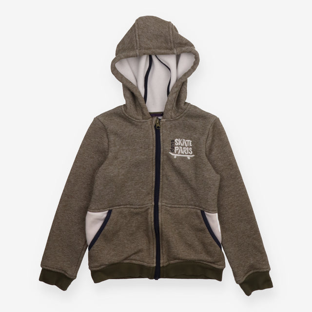 Hoodie green ''dans SKATE PARIS''