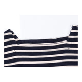 Top Breton Stripe Long Sleeve Navy Blue Ecru