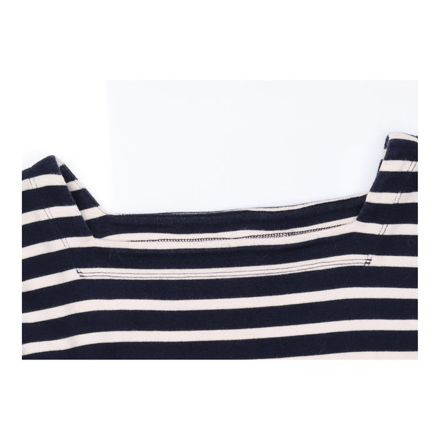 Top Breton Stripe Long Sleeve Navy Blue Ecru