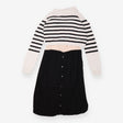 Maternity Nursing Dress with Breton Stripe Jumper